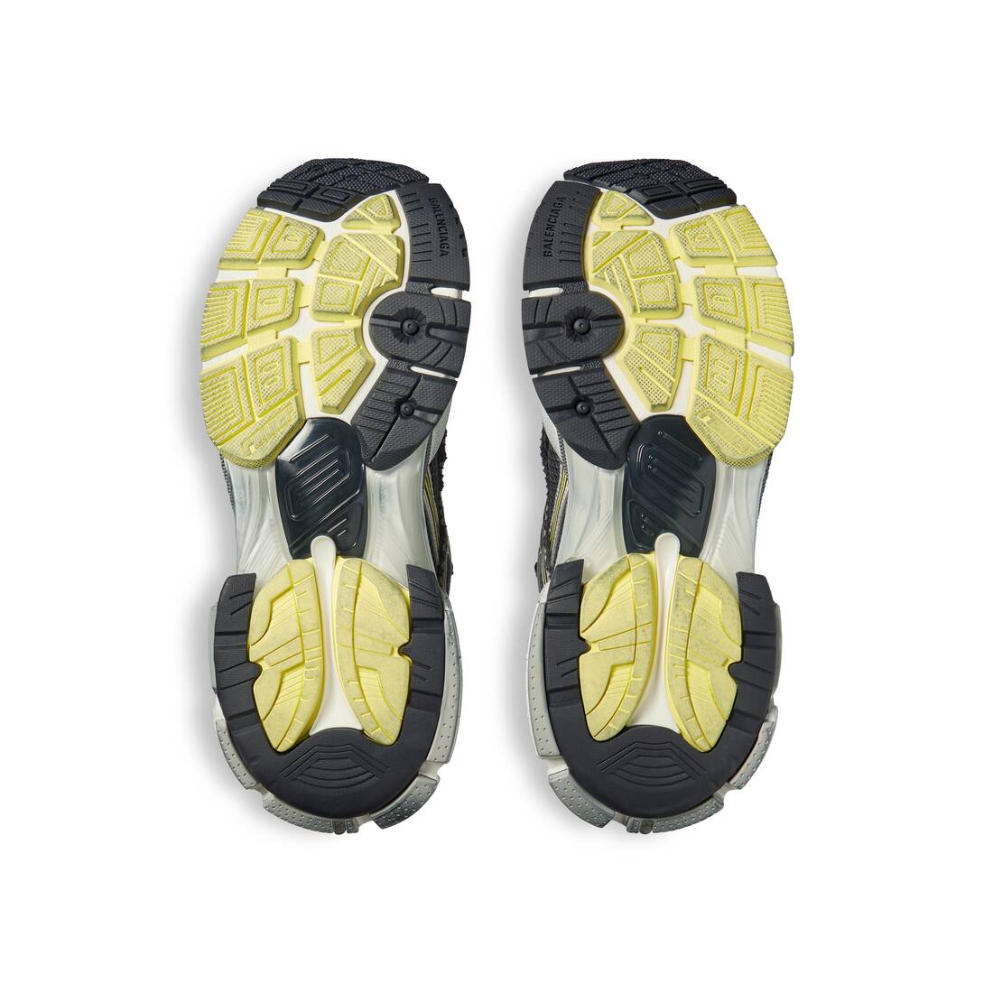 Men’s Runner Sneaker  in Grey/yellow/white - Image 7